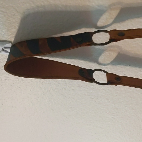 Wicker and Zebra print leather Finger Purse - Picture 5 of 8